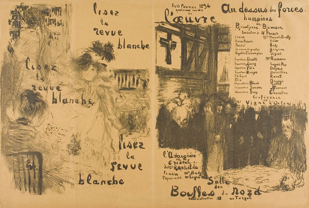 Read "La Revue Blanche" Transformed — Beyond Human Power by Édouard Jean Vuillard