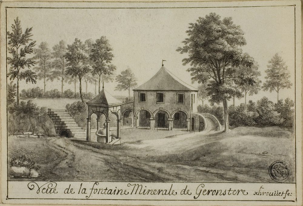 View of the Mineral Spring at Geronstere by Unknown artist