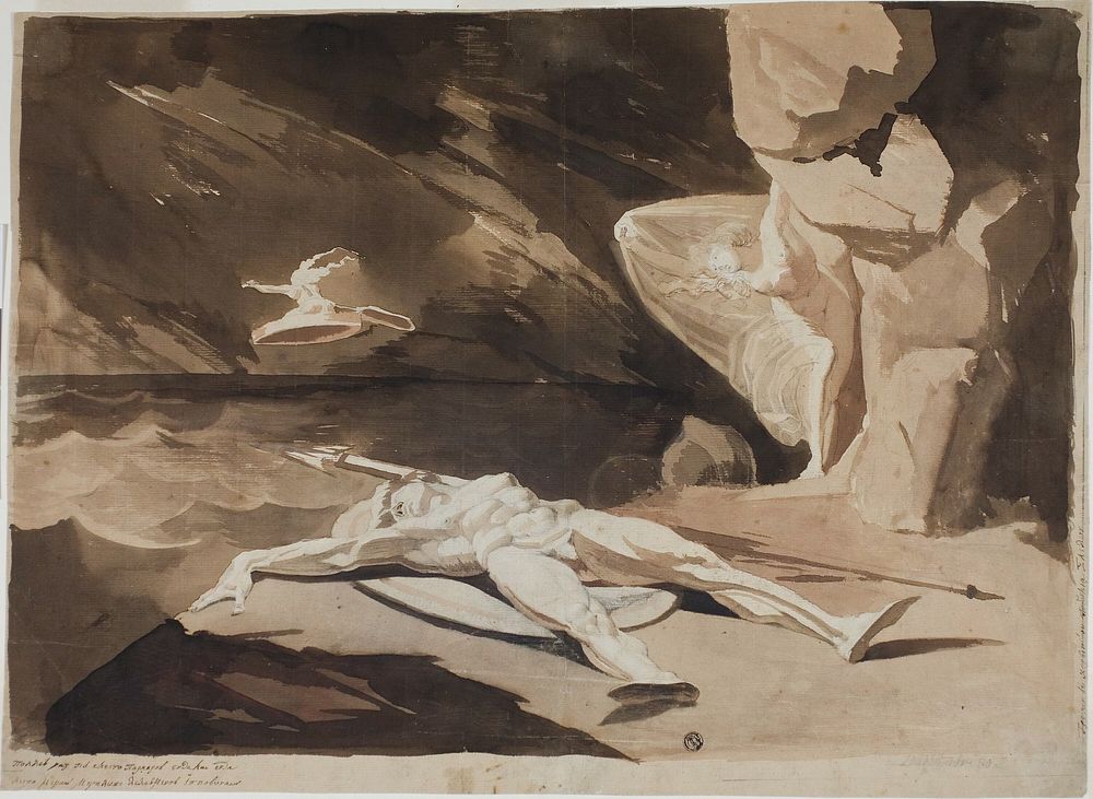 Thetis Mourning the Body of Achilles by Henry Fuseli