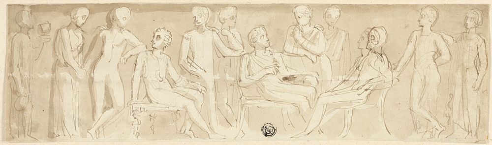 Frieze Design in Classical Manner by Thomas Stothard