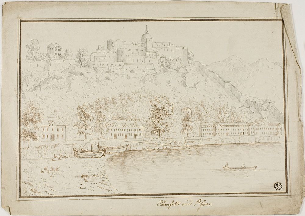 Rhinefelts and Saint Goar by Unknown artist