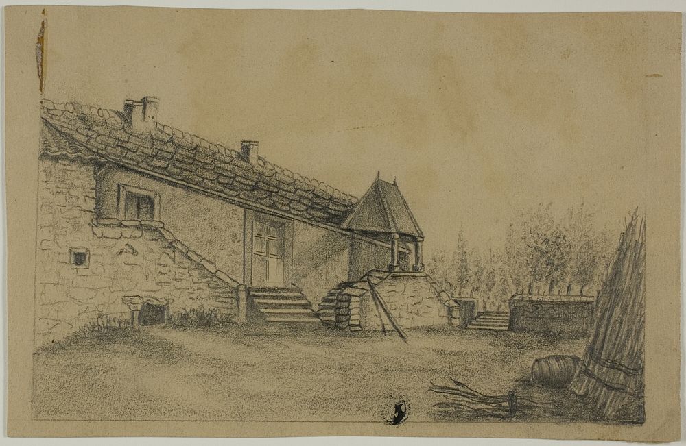 Closed Farmhouse by Unknown artist (Unknown Amateur)