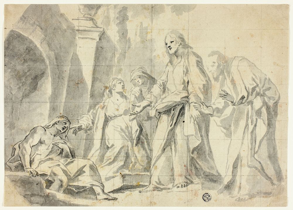 Raising of Lazarus by Marco Benefial