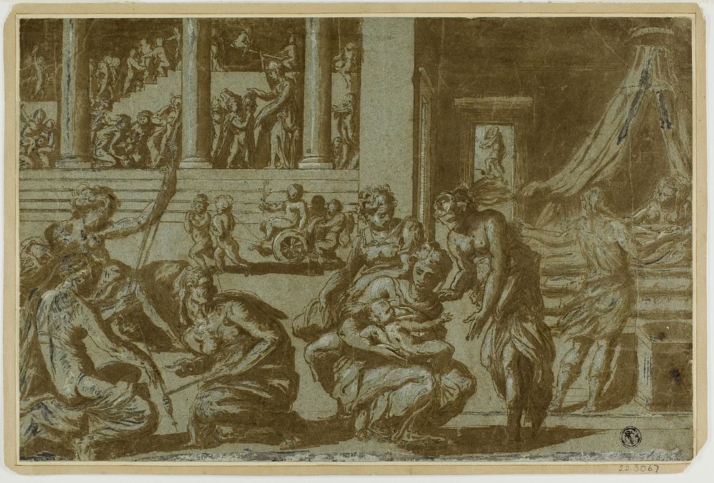 Study for the Allegory of Birth by Giorgio Vasari