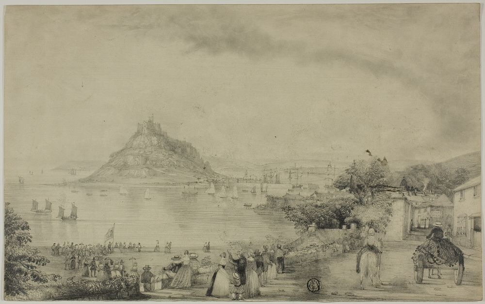 Saint Michael's Mount, Cornwall: Regatta Scene by J. G. Doyle