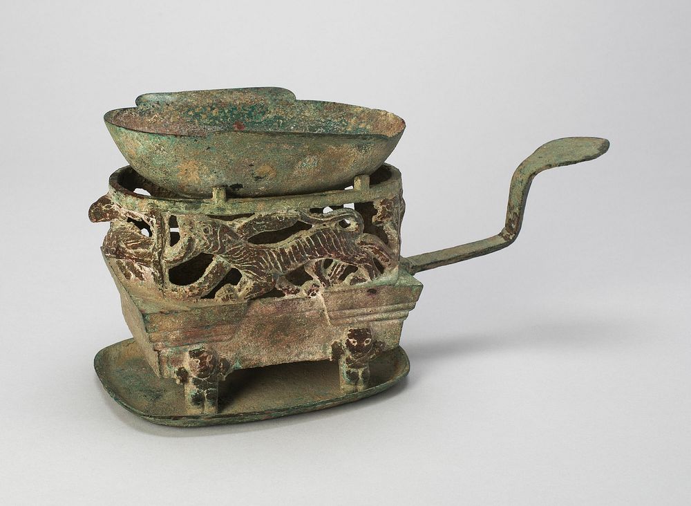 Pair of Braziers (Lu) with Eared Cups (Erbei)