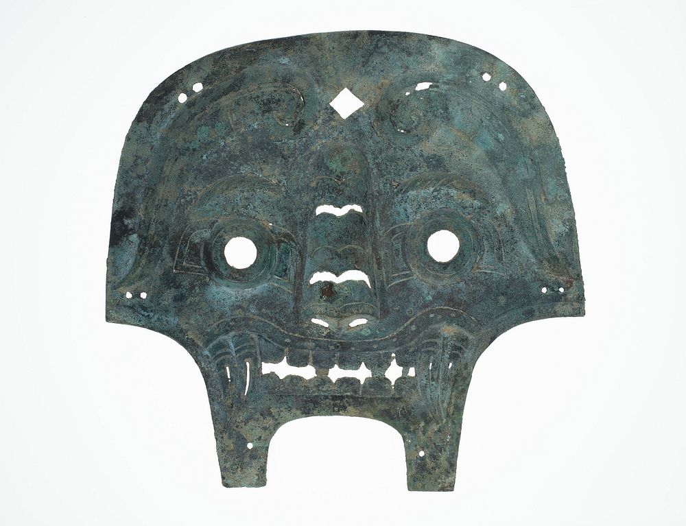 Mask from a Horse Bridle