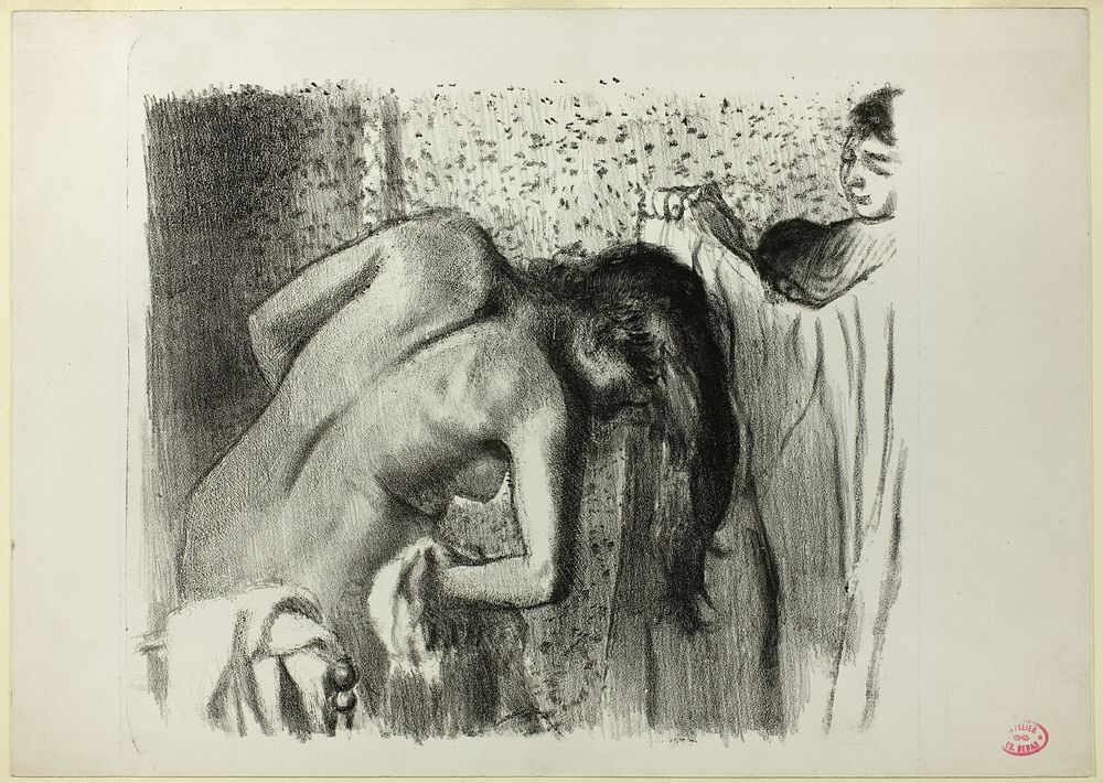 After the Bath (large version) by Hilaire Germain Edgar Degas