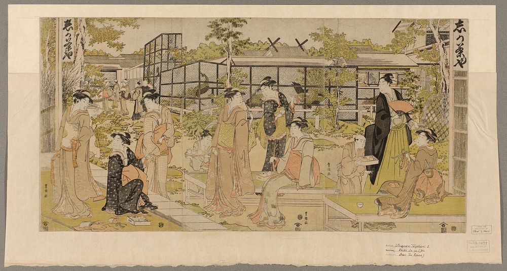 Kacho chaya by Utagawa Toyokuni I