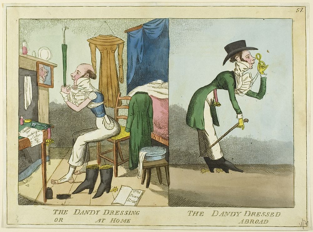 The Dandy Dressing; The Dandy Dressed by J. Lewis Marks