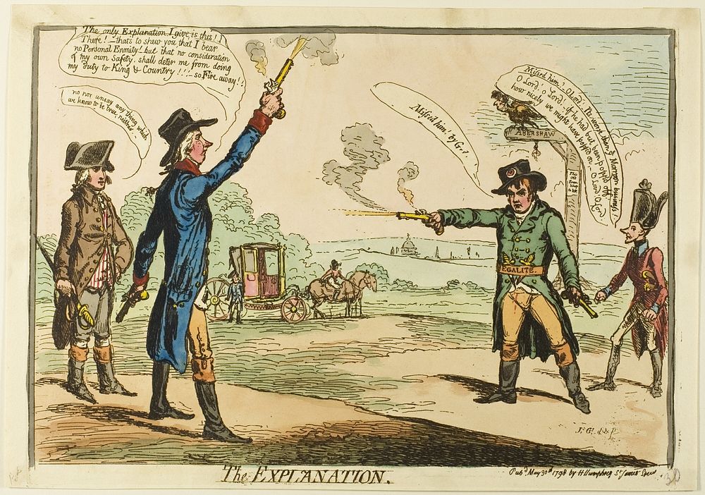 The Explanation by James Gillray