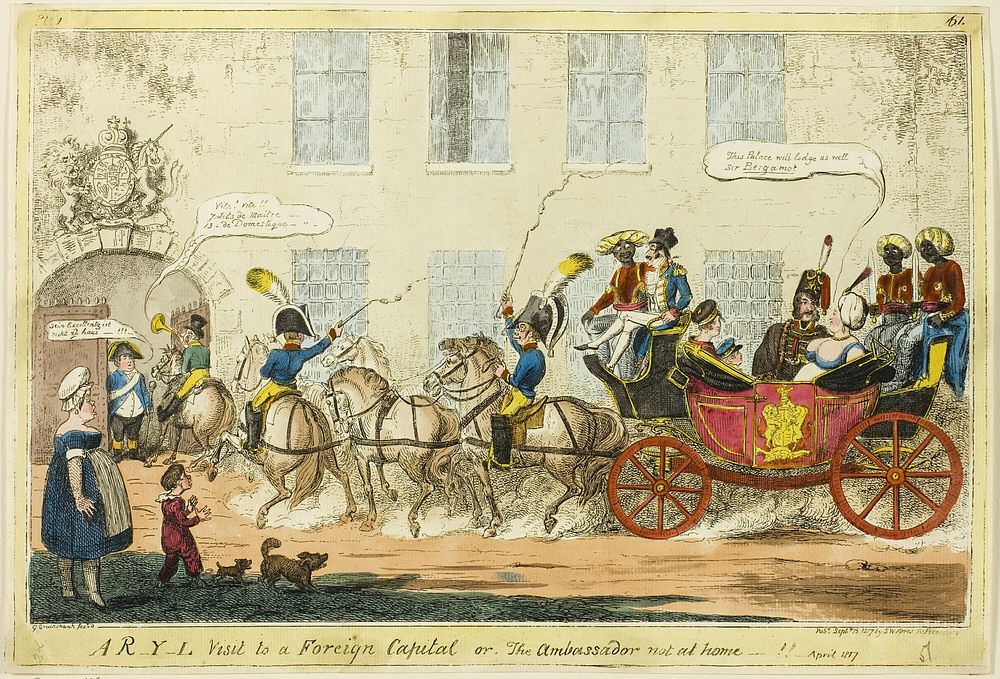 A R-Y-L Visit to a Foreign Capital by George Cruikshank