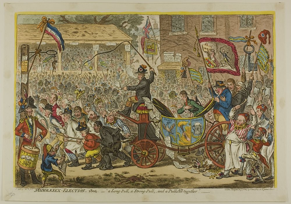 Middlesex Election by James Gillray