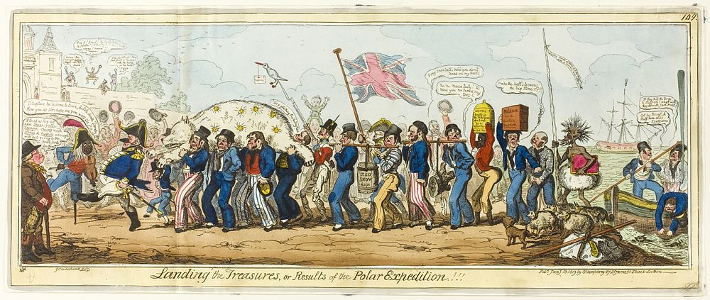 Landing the Treasures by George Cruikshank