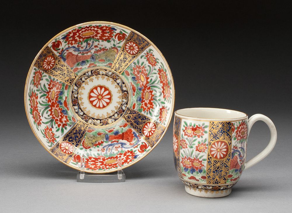 Cup and Saucer by Worcester Porcelain Factory (Manufacturer)