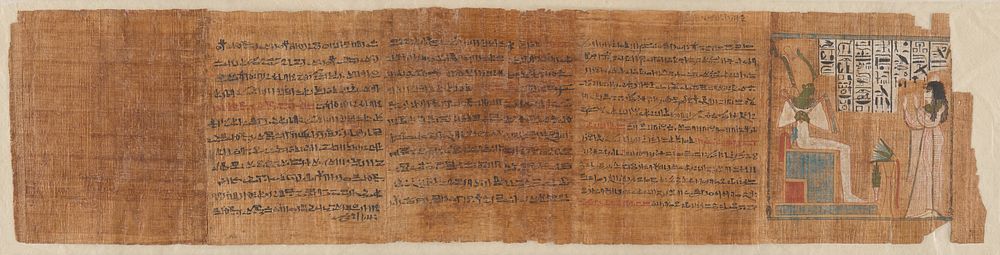 Funerary Papyrus of Tayu-henut-Mut by Ancient Egyptian