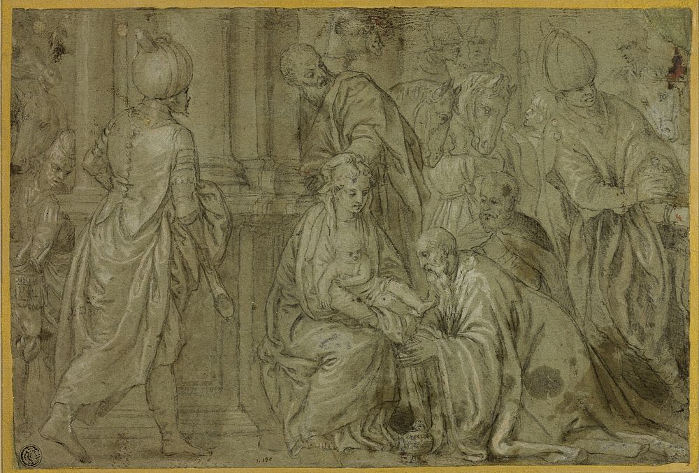 Adoration of the Magi by Benedetto Caliari