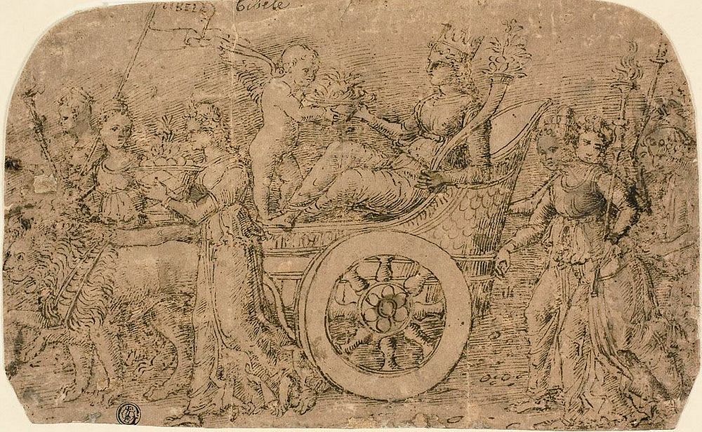 Triumph of Cybele by Circle of Bernardo Parentino