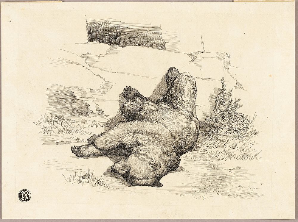 Russian Bear by Auguste André Lançon