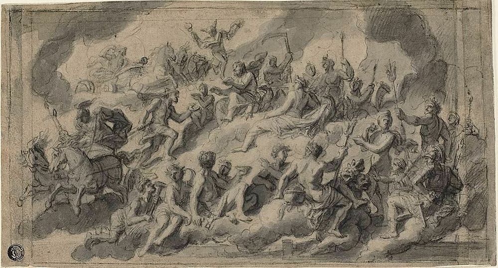 Gods on Olympus by François Verdier