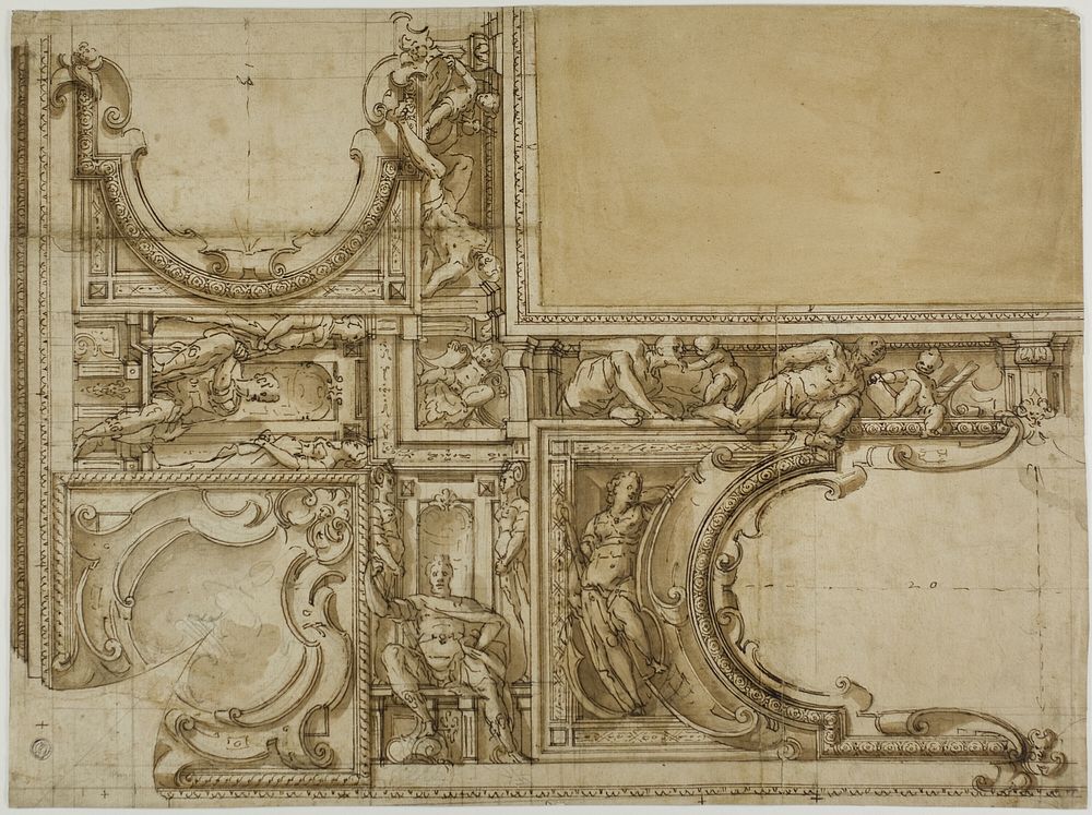 Design for a Ceiling Decoration by Lazzaro Tavarone
