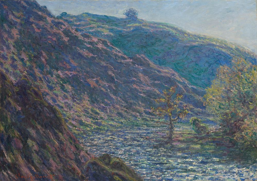 The Petite Creuse River by Claude Monet