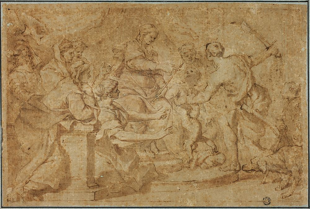 Judgment of Solomon by Pietro da Cortona