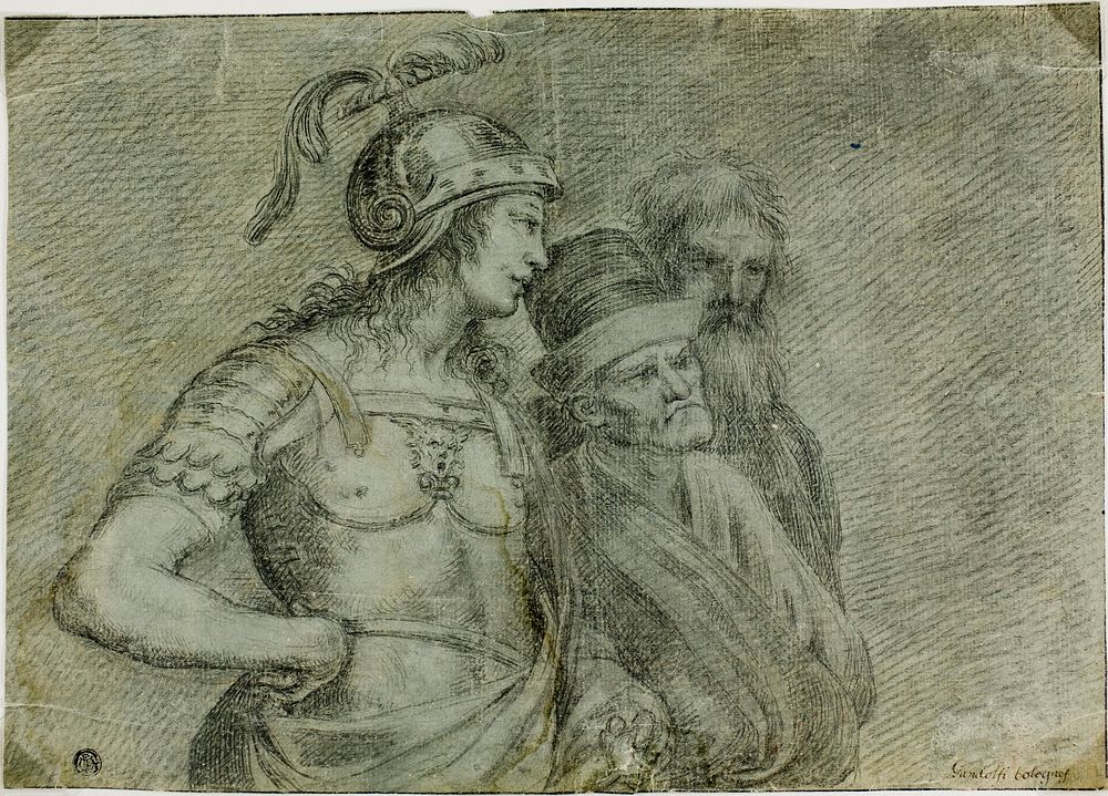 Alcibiades and Two Philosophers by Raphael