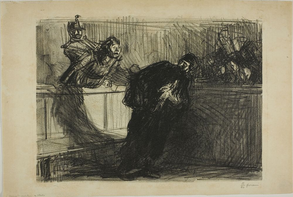 The Lawyer Abused by Jean Louis Forain