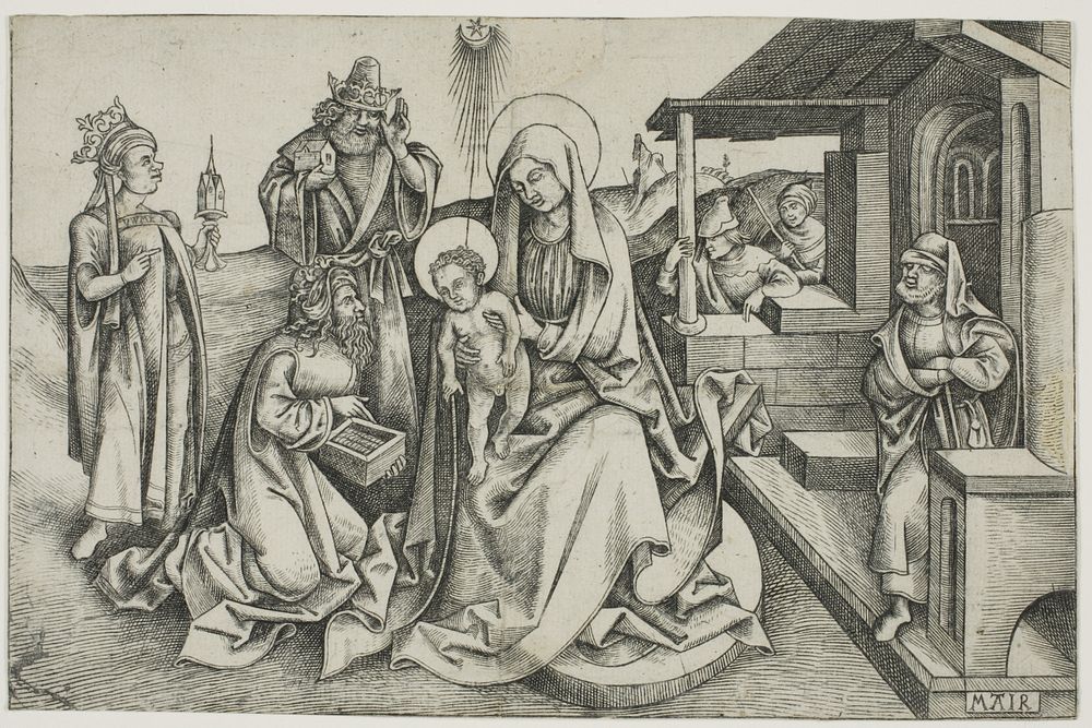 Adoration of the Magi by Nicolaus Alexander Mair von Landshut