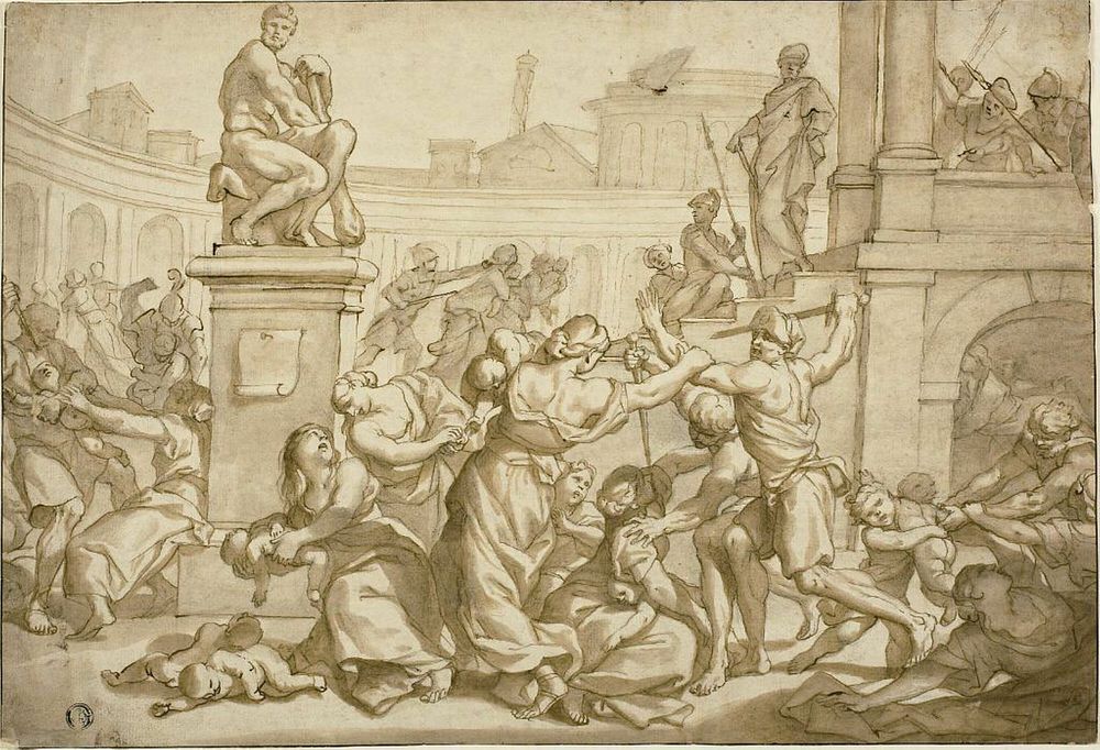 Massacre of the Innocents by Domenico Piola