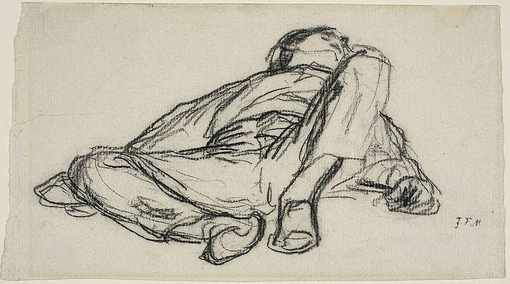 Sleeping Peasant by Jean François Millet