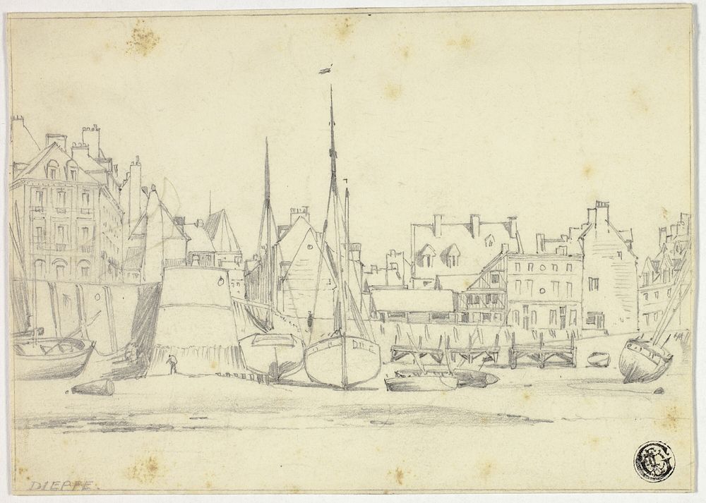 Dieppe by Edward William Cooke