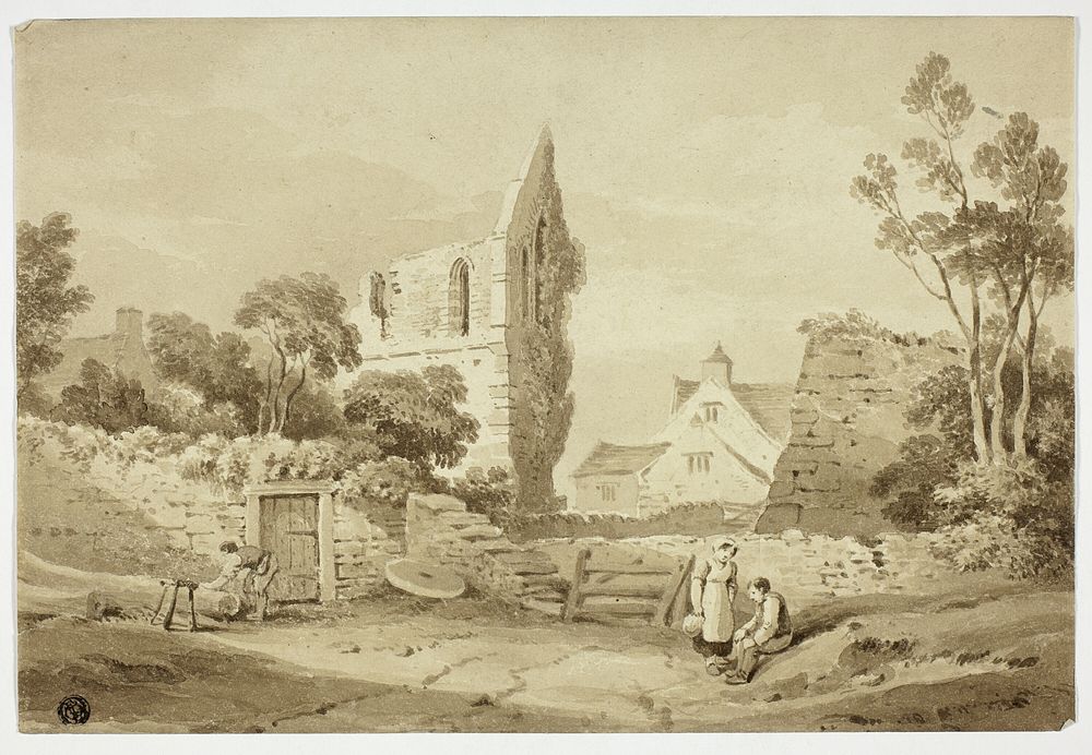 Wenlock Abbey, Sharpshire by George Augustus Holmes