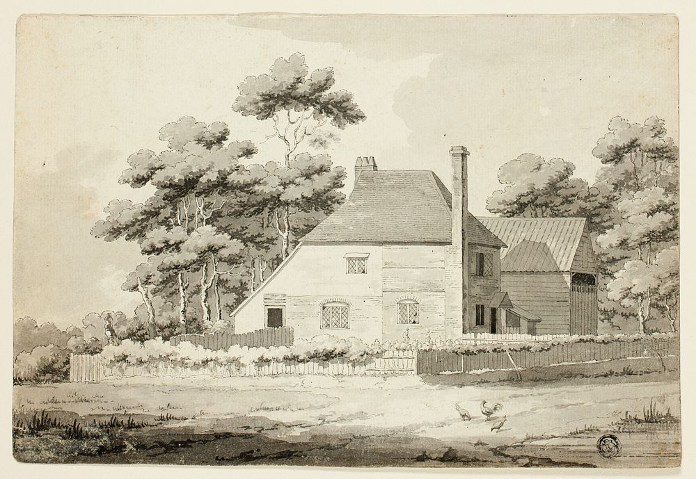 English Farmhouse by Samuel Hieronymus Grimm