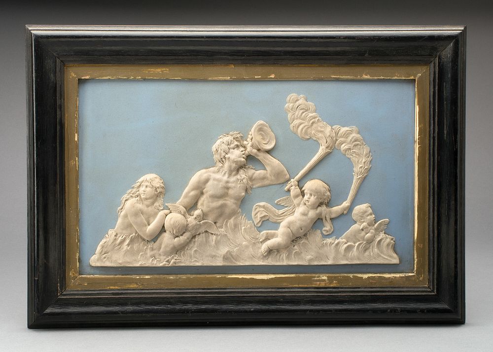 Plaque with Triton and Nereids by Wedgwood Manufactory (Manufacturer)