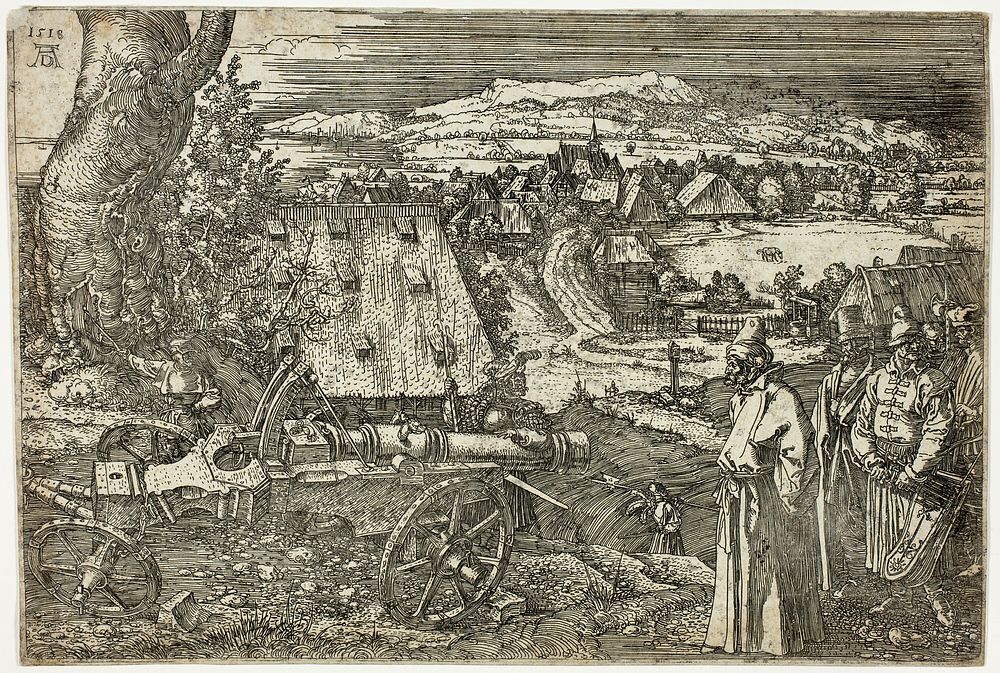 Landscape with Cannon by Albrecht Dürer