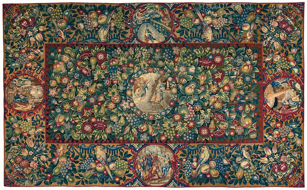 Table Carpet (Depicting Scenes from the Life of Christ)