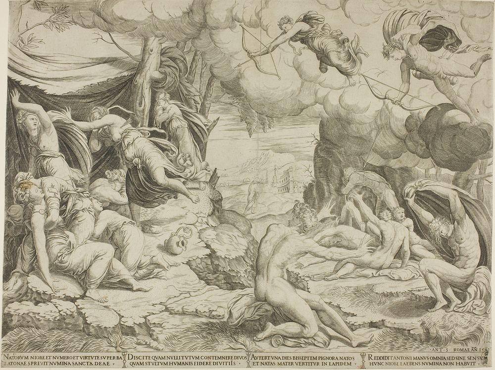 The Death of the Children of Niobe by Francesco Salviati