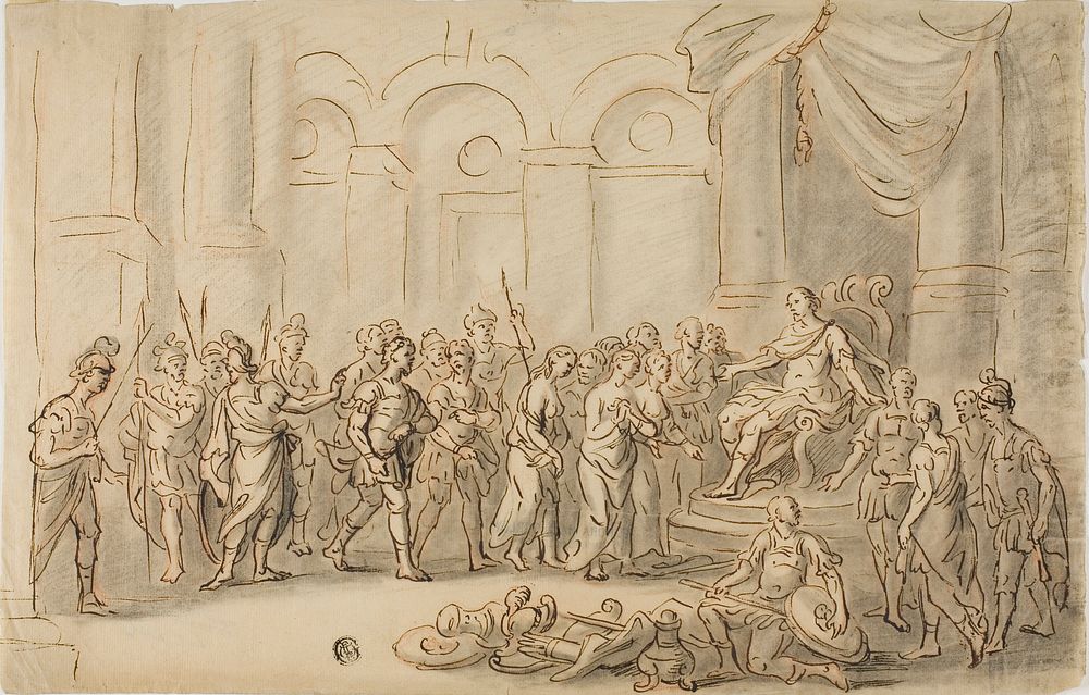 The Continence of Scipio by Unknown artist