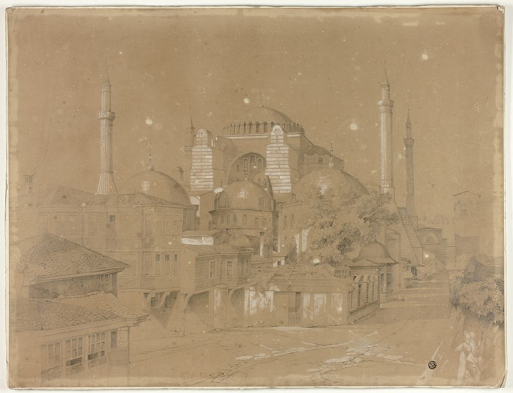 View of Constantinople by David Roberts