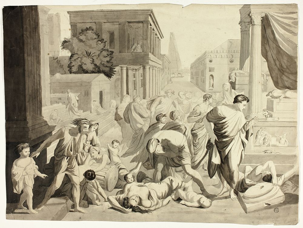 Plague of Ashtod by Nicolas Poussin