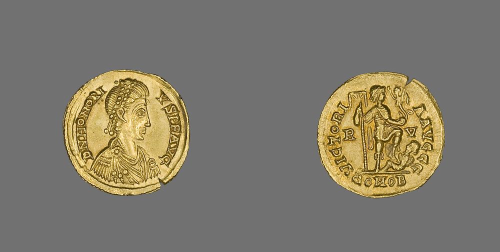 Solidus (Coin) of Honorius by Byzantine