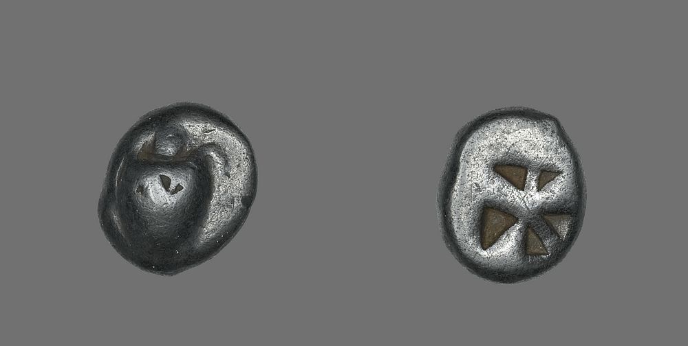 Stater (Coin) Depicting a Sea Turtle by Ancient Greek
