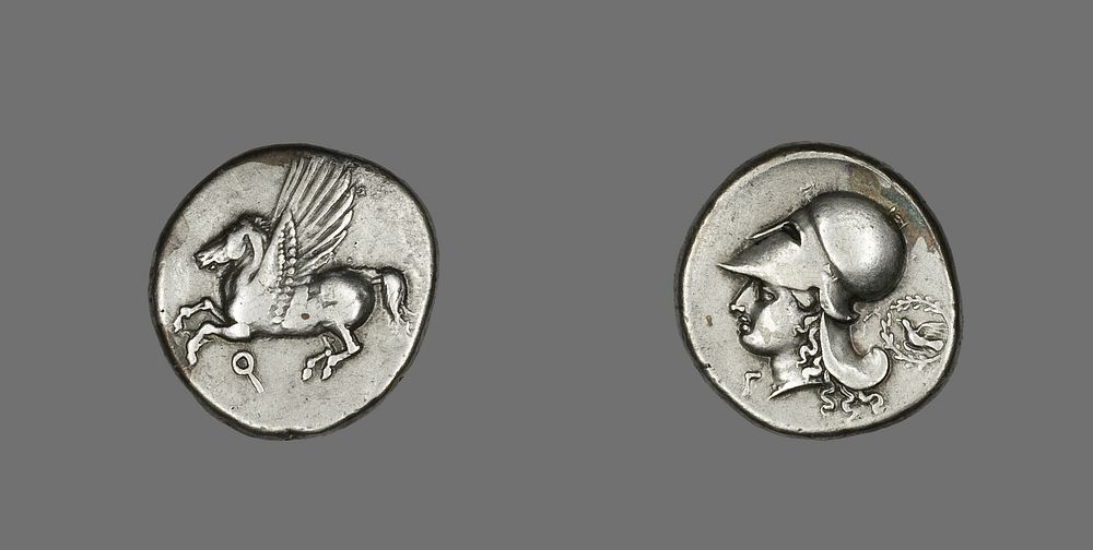Stater (Coin) Depicting Pegasus by Ancient Greek