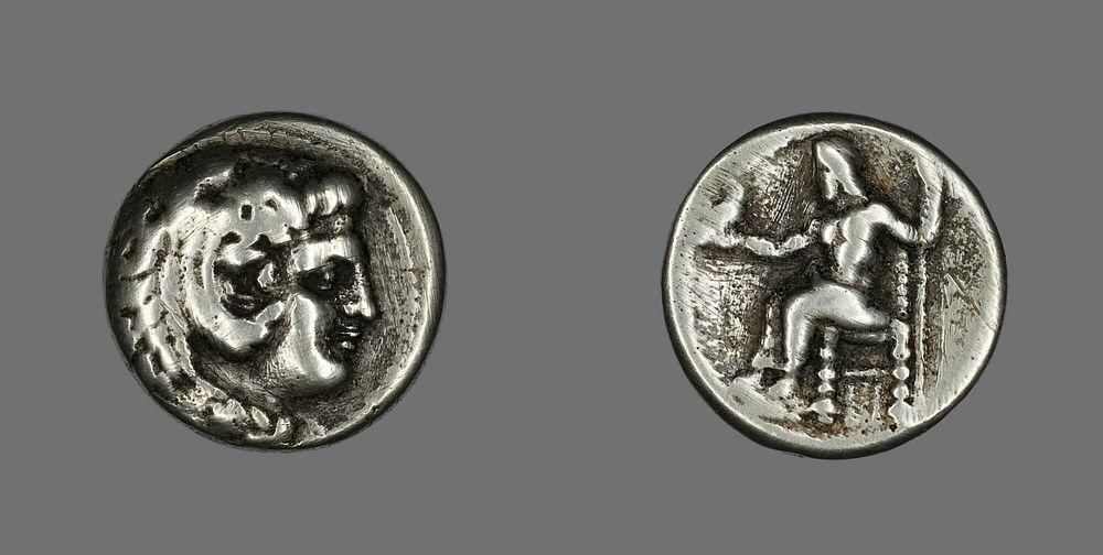 Tetradrachm (Coin) Depicting the Hero Herakles by Ancient Greek