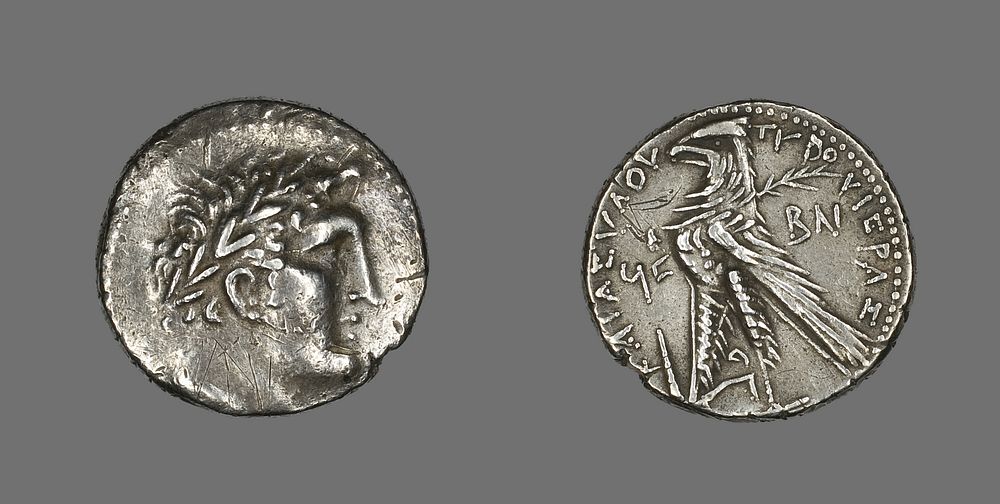 Shekel (Coin) Depicting the God Melkarth by Ancient Greek