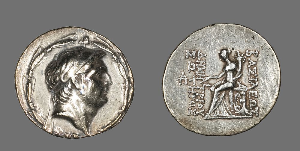 Tetradrachm (Coin) Portraying Demetrios I Soter by Ancient Greek
