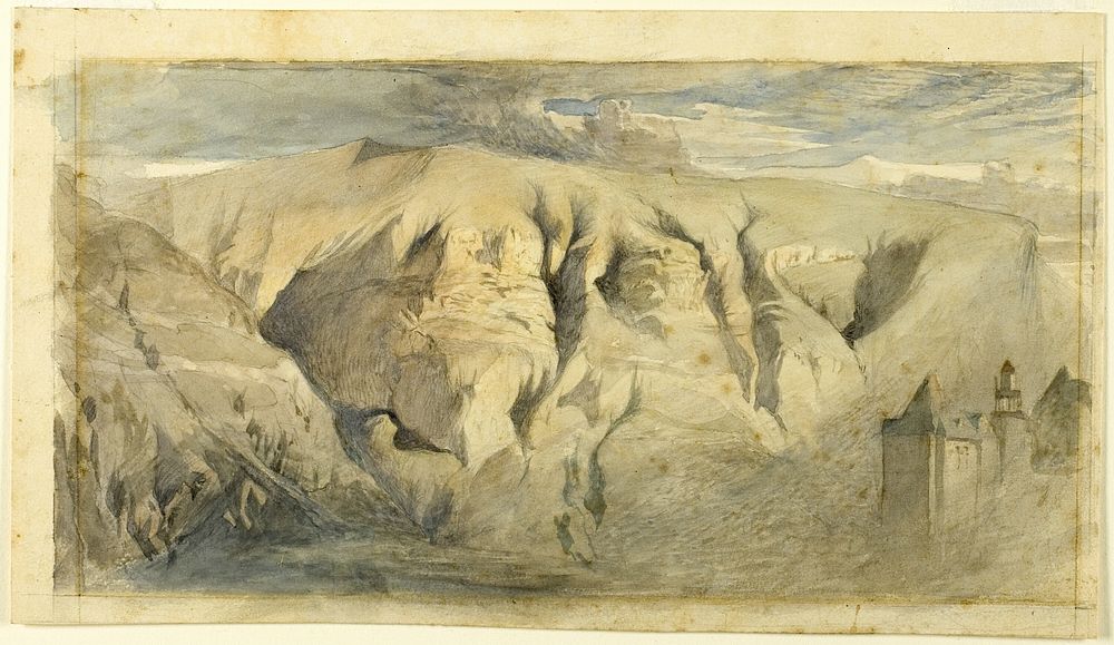 Mont Saleve by John Ruskin