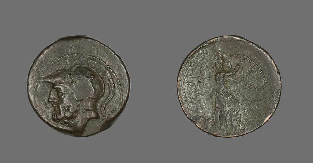 Coin Depicting the God Mars by Ancient Greek
